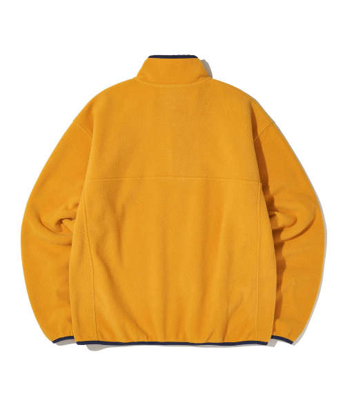 Utah Fleece Half Snap Pullover_Yellow