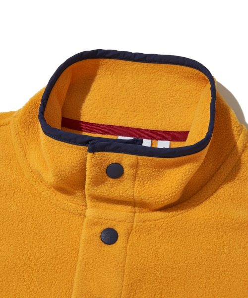 Utah Fleece Half Snap Pullover_Yellow