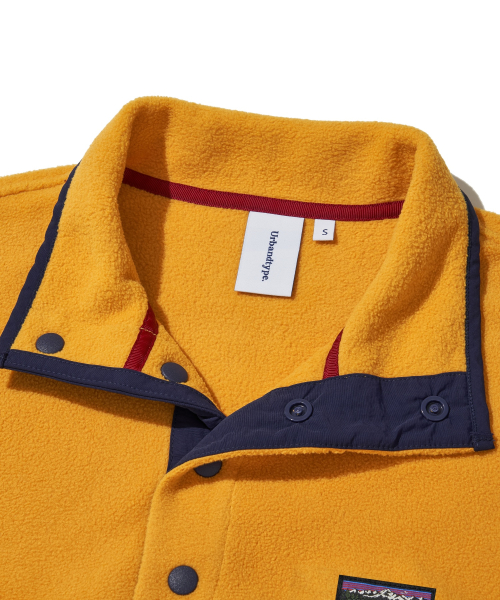 Utah Fleece Half Snap Pullover_Yellow
