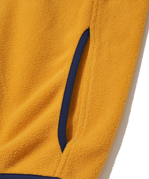 Utah Fleece Half Snap Pullover_Yellow
