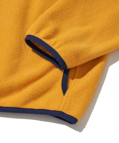 Utah Fleece Half Snap Pullover_Yellow