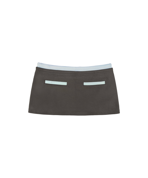 Daze Micro Skirt _Charcoal