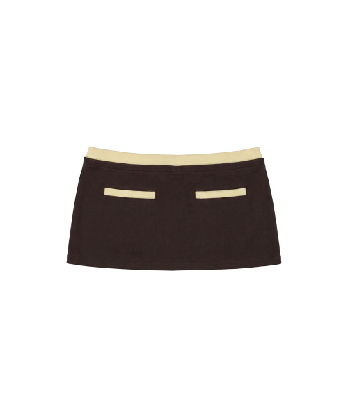 Daze Micro Skirt _Brown
