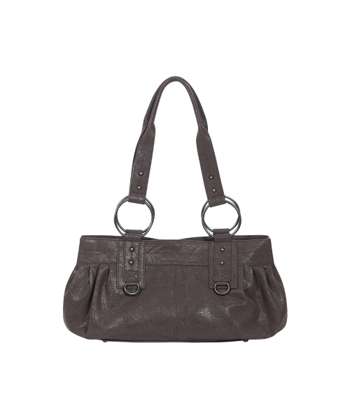 Dove Leather Shoulder Bag (Brown)
