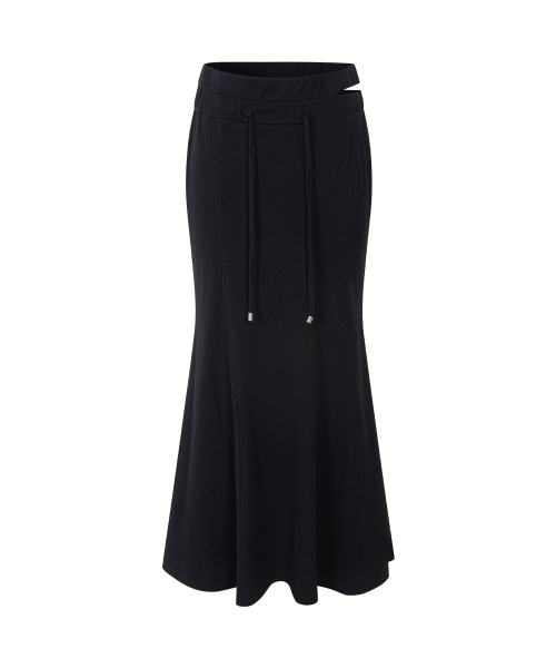 Voline Mermaid Long Skirt (Black)