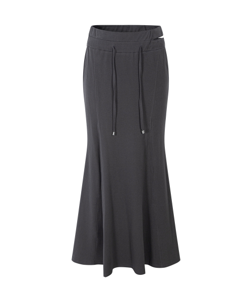 Voline Mermaid Long Skirt (Charcoal)