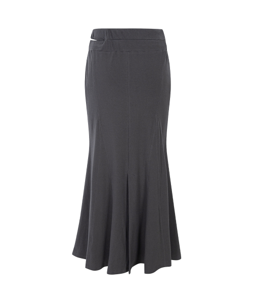 Voline Mermaid Long Skirt (Charcoal)