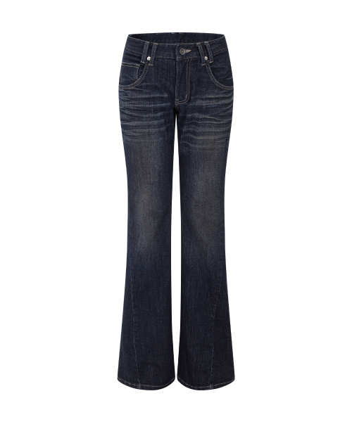 Marvel Vintage Semi-Bootcut Denim (Washed Indigo)