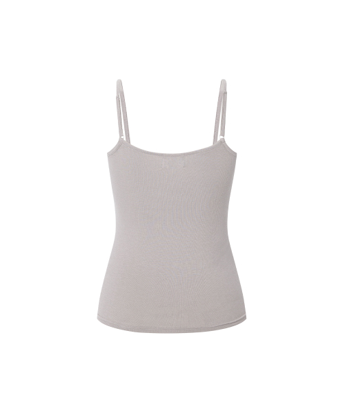 Miu Basic Sleeveless Top (Sand)