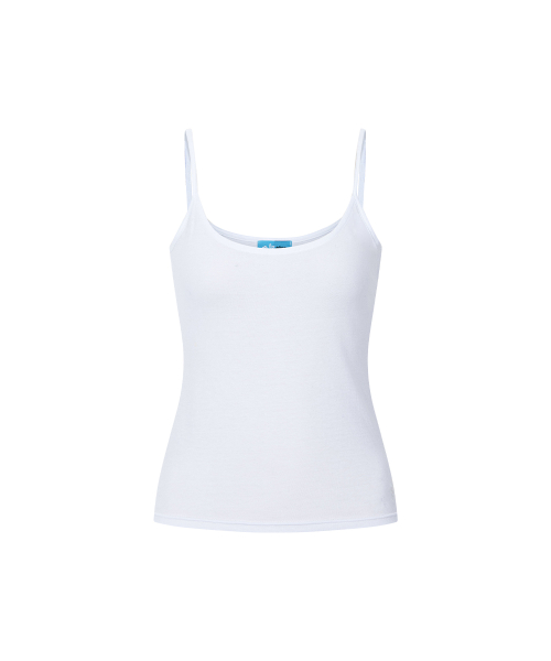 Miu Basic Sleeveless Top (White)