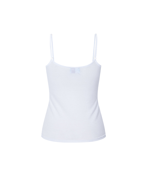 Miu Basic Sleeveless Top (White)