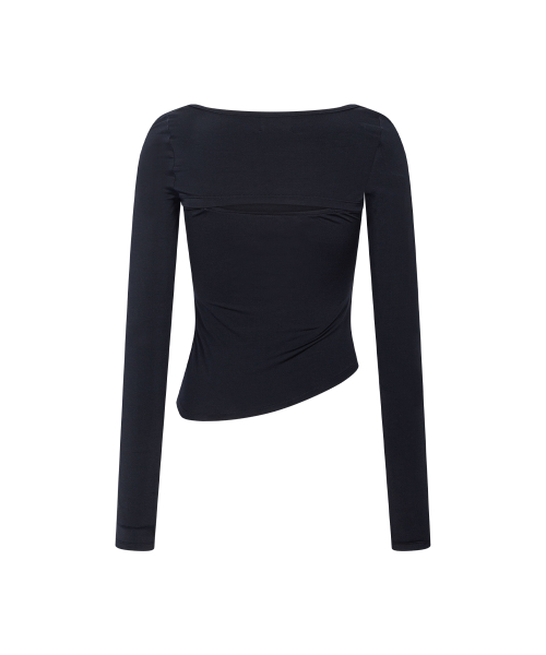 Kehlani Long Sleeve Top (Black)