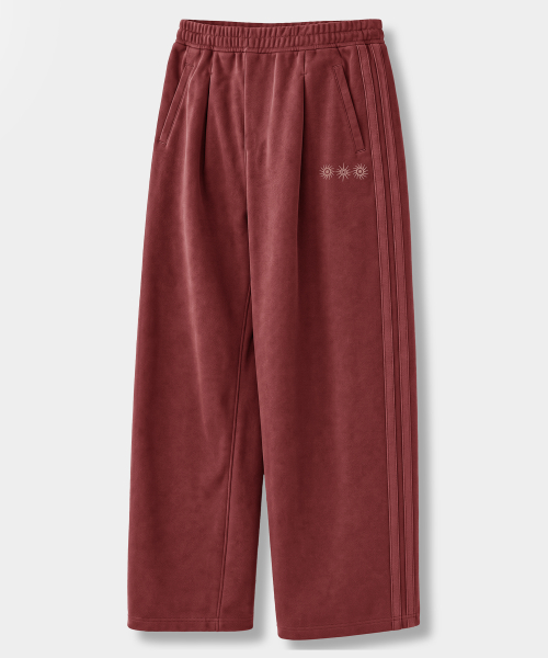 VLAD ONE-TUCK CURVED TRACK SWEAT PANTS_(3 SYMBOL COTTON) 3 COLOR