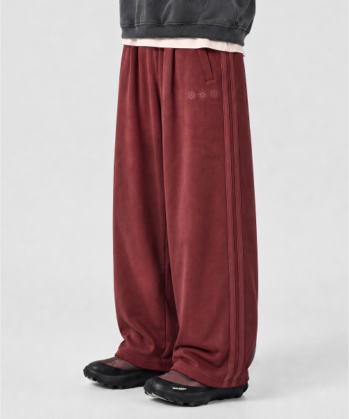 VLAD ONE-TUCK CURVED TRACK SWEAT PANTS_(3 SYMBOL COTTON) 3 COLOR