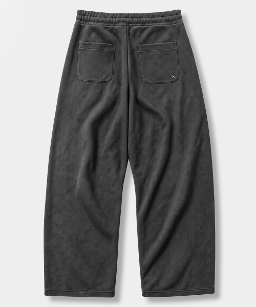 VLAD ONE-TUCK CURVED TRACK SWEAT PANTS_(3 SYMBOL COTTON) 3 COLOR