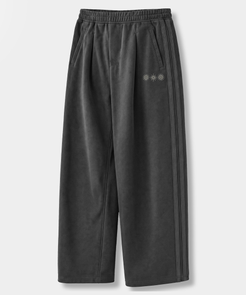 VLAD ONE-TUCK CURVED TRACK SWEAT PANTS_(3 SYMBOL COTTON) 3 COLOR