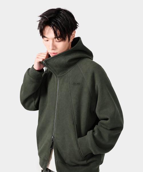 VLAD 2WAY BALACLAVA ARCH SWEAT HOODED ZIP-UP_3 COLOR