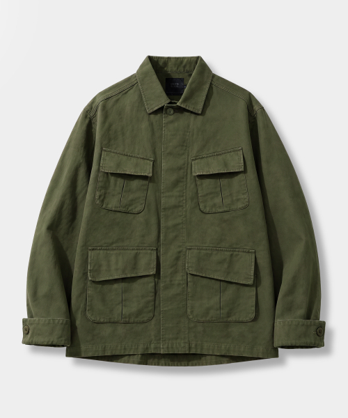 VTG WASHED JUNGLE FATIGUE JACKET_2 COLOR