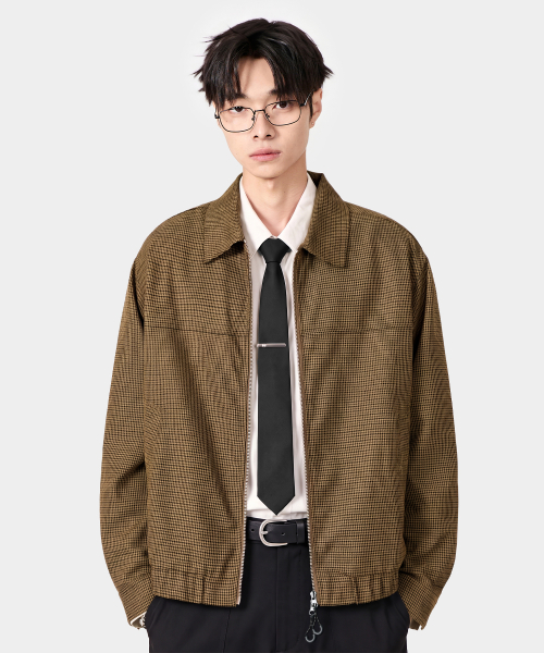 EVERYONES ESSENTIAL BLOUSON JACKET_CHECK 2 COLOR