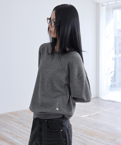 Essential Washable Round Knit, GREY
