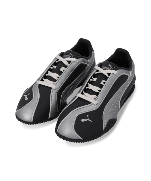 Bella V2 Leather - PUMA Black-Puma Aged Silver-Alpine Snow / 404043-01