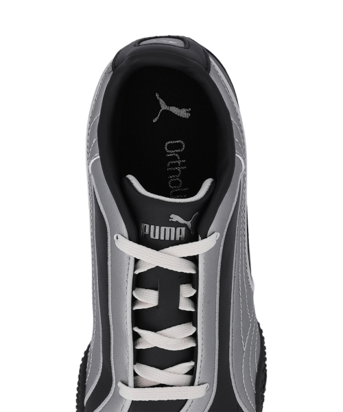 Bella V2 Leather - PUMA Black-Puma Aged Silver-Alpine Snow / 404043-01
