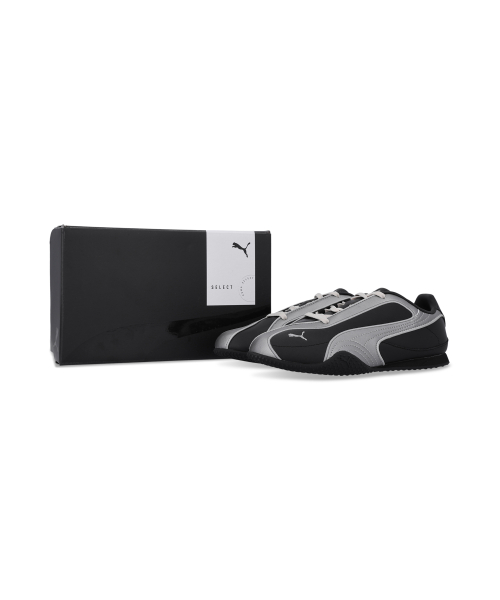 Bella V2 Leather - PUMA Black-Puma Aged Silver-Alpine Snow / 404043-01