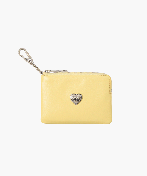 HEART ZIPPER WALLET_SILVER LOGO_5colors
