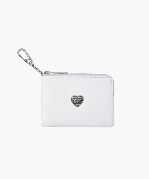HEART ZIPPER WALLET_SILVER LOGO_5colors