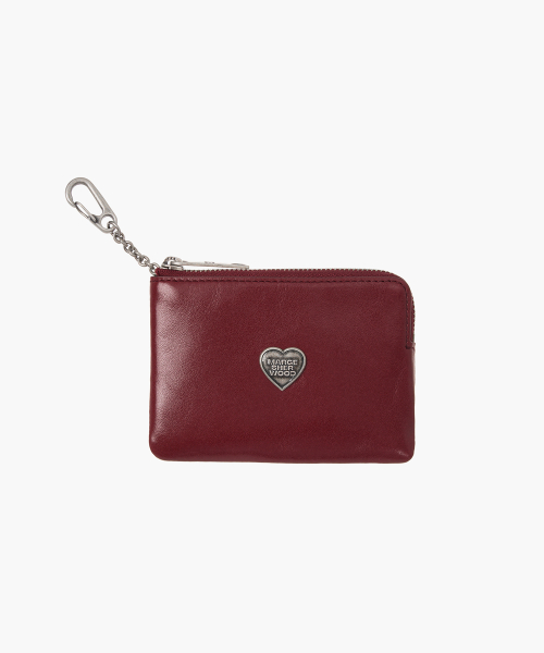 HEART ZIPPER WALLET_SILVER LOGO_5colors
