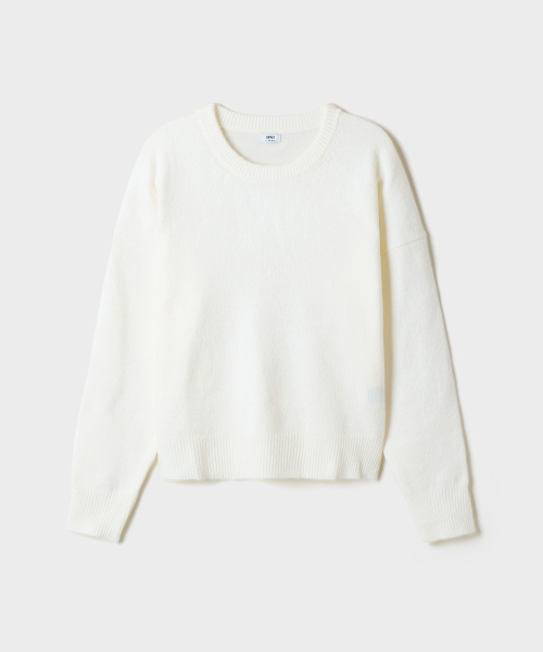SOPEUTEUYAN Womens Fuzzy Round-Neck Sweater_SPKWG4TG01