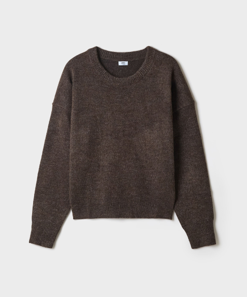 SOPEUTEUYAN Womens Fuzzy Round-Neck Sweater_SPKWG4TG01