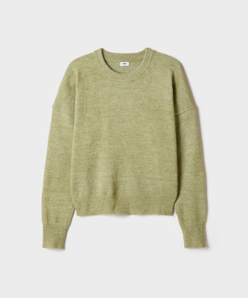 SOPEUTEUYAN Womens Fuzzy Round-Neck Sweater_SPKWG4TG01