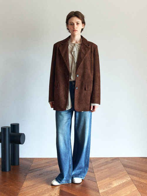 Suede Single Jacket (2color)