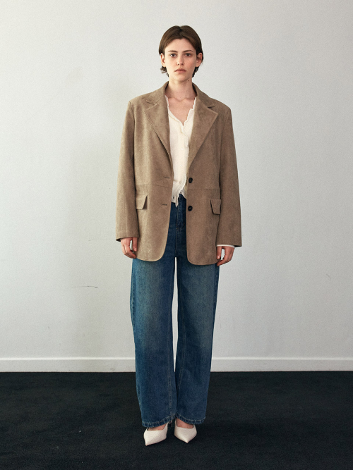 Suede Single Jacket (2color)
