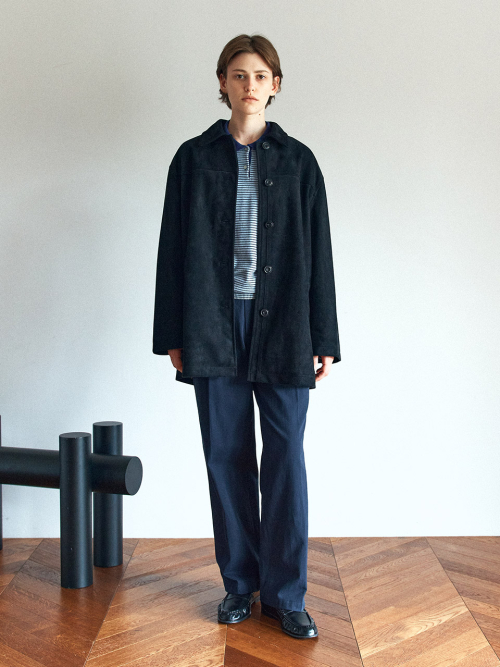 Suede Relaxed Half Jacket