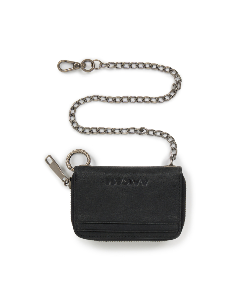 Western Studded Leather Wallet (Black)