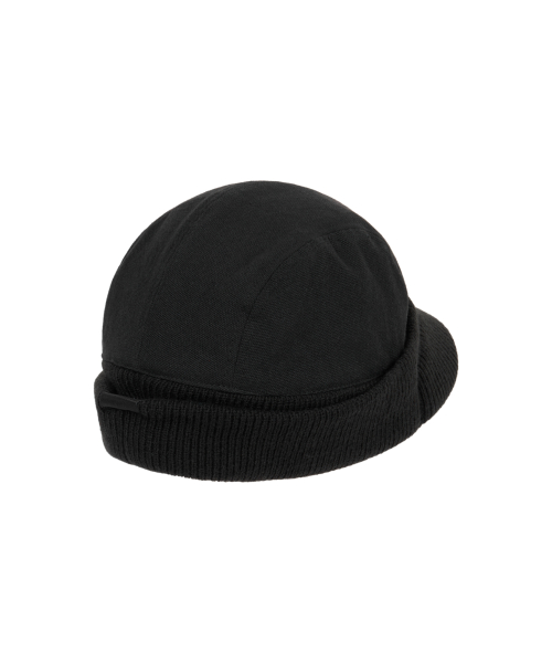 Knit Visor Cap (Black)