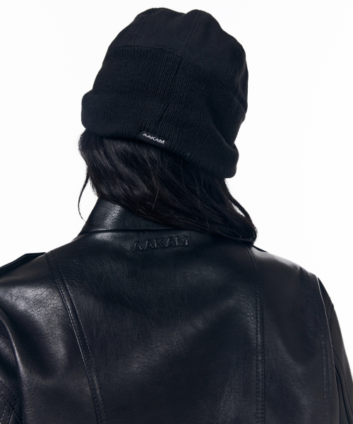Knit Visor Cap (Black)