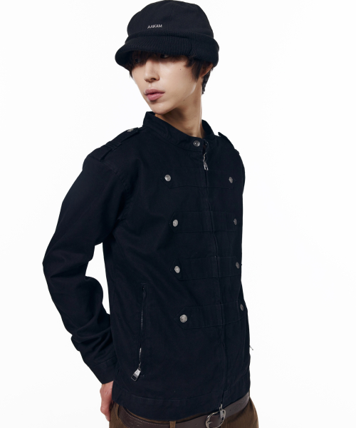 Knit Visor Cap (Black)