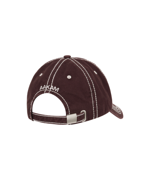 Rustic Stud Ball Cap (Burgundy)
