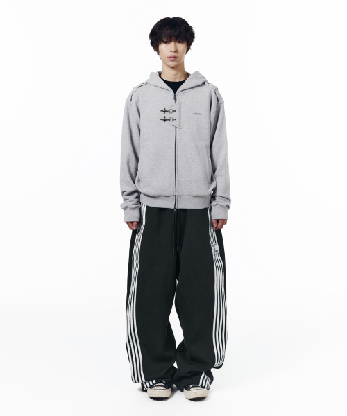 Line Taped Track Pants (Navy)