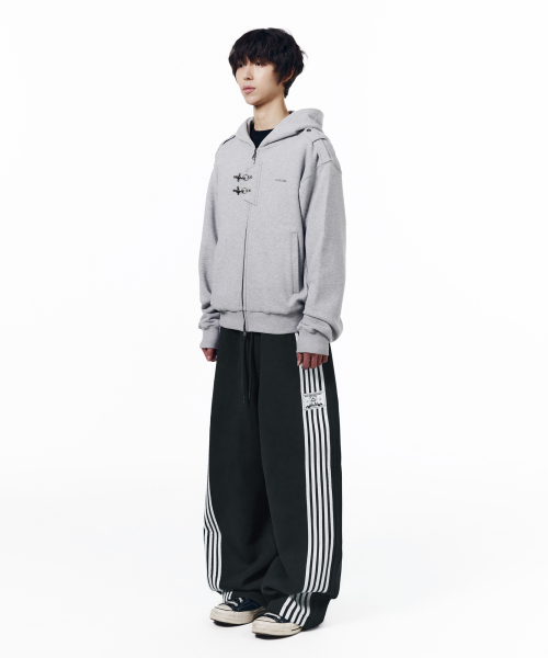 Line Taped Track Pants (Navy)
