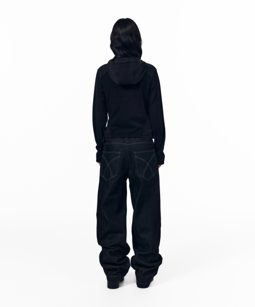 Fireman Hook Denim Pants (Black)