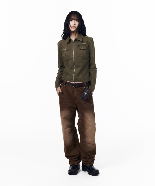 Fireman Hook Denim Pants (Black)