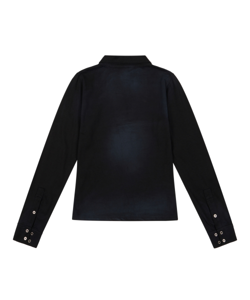 Dirty Washed PK Long Sleeve (Gray)