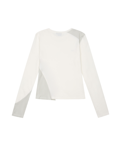 Cut-Off Long Sleeve (White)