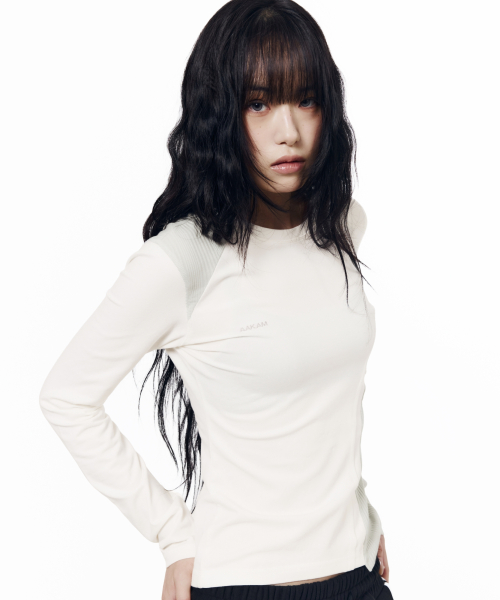 Cut-Off Long Sleeve (White)