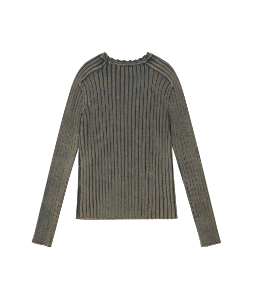 Fade Washed Knit (Navy)