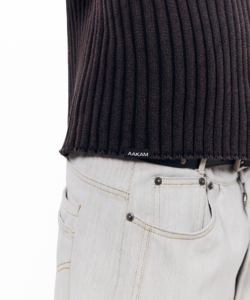 Fade Washed Knit (Black)